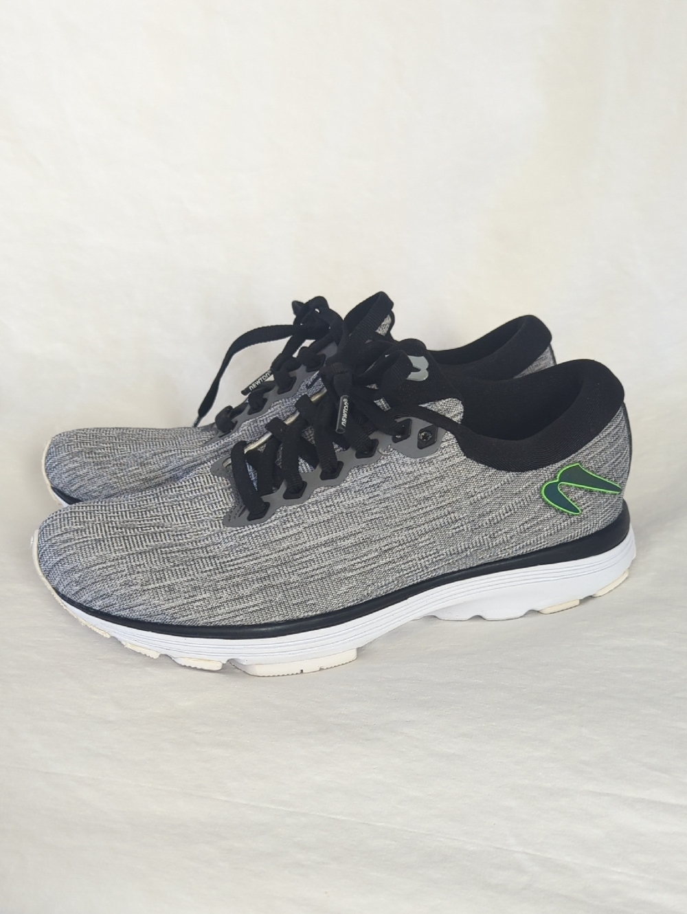 Newton Running Fusion Sneakers Gray Green Mesh Trainers Size 5.5